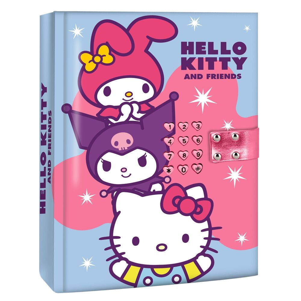 Diario secreto electronico Hello Kitty and Friends sonido   KIDS LICENSING