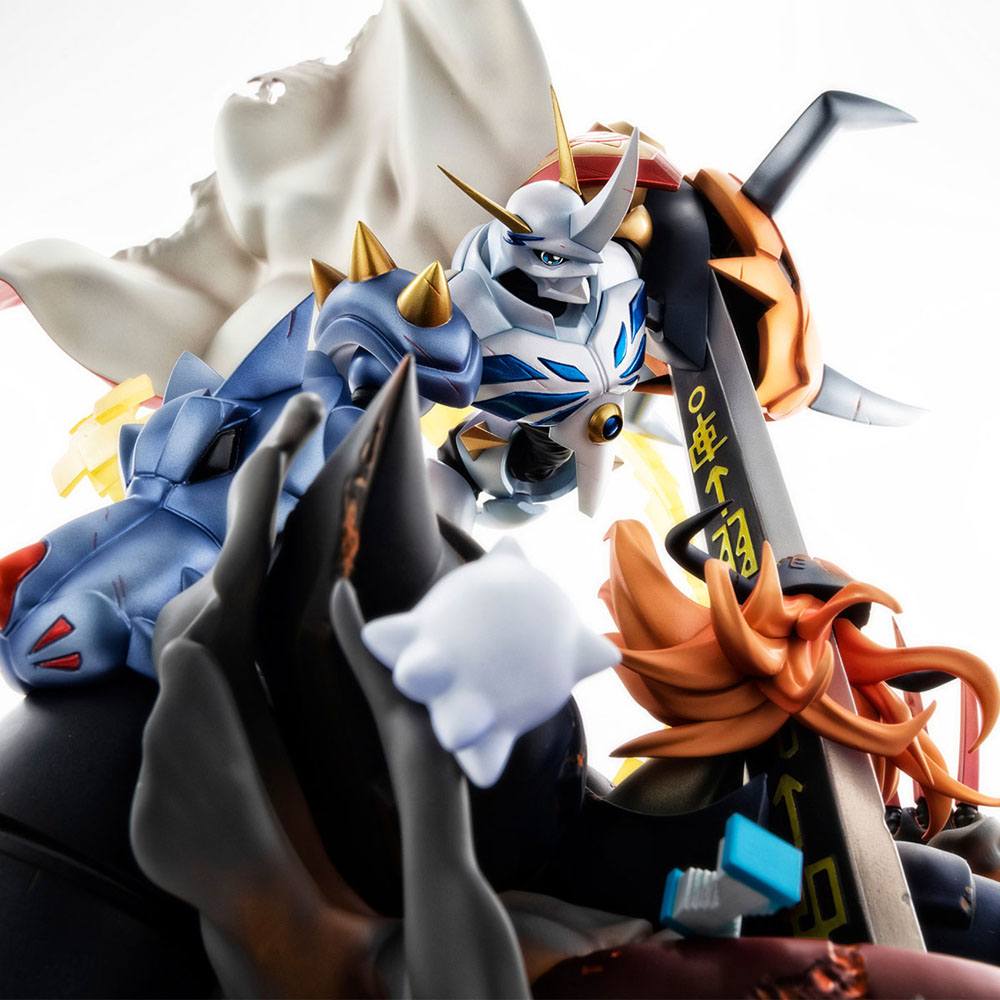 Digimon Adventure: Children's War Game! Estatua PVC VS Series Omegamon vs Diabolomon 34 cm   Megahouse