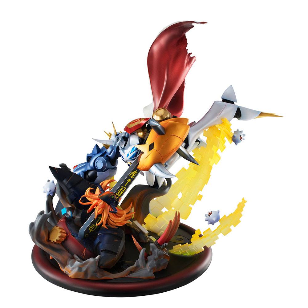 Digimon Adventure: Children's War Game! Estatua PVC VS Series Omegamon vs Diabolomon 34 cm   Megahouse