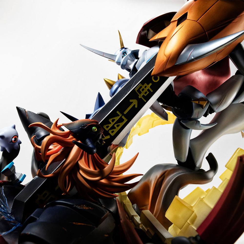 Digimon Adventure: Children's War Game! Estatua PVC VS Series Omegamon vs Diabolomon 34 cm   Megahouse
