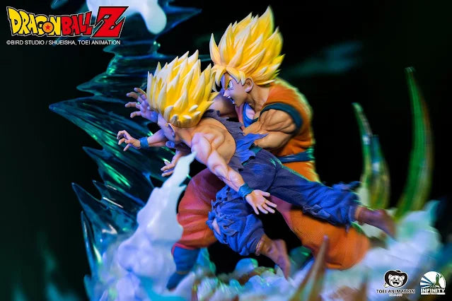 Dragon Ball Infinity Studio Goku Gohan vs Cell 1/6 Licensed Resin Statue   Infinity Studio
