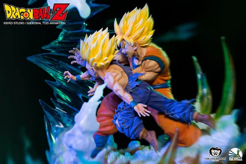 Dragon Ball Infinity Studio Goku Gohan vs Cell 1/6 Licensed Resin Statue   Infinity Studio