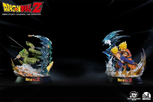 Dragon Ball Infinity Studio Goku Gohan vs Cell 1/6 Licensed Resin Statue   Infinity Studio