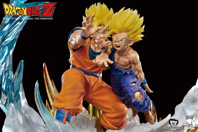 Dragon Ball Infinity Studio Goku Gohan vs Cell 1/6 Licensed Resin Statue   Infinity Studio