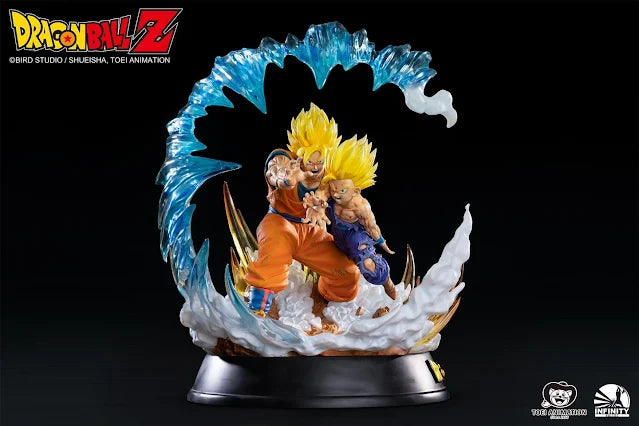 Dragon Ball Infinity Studio Goku Gohan vs Cell 1/6 Licensed Resin Statue   Infinity Studio