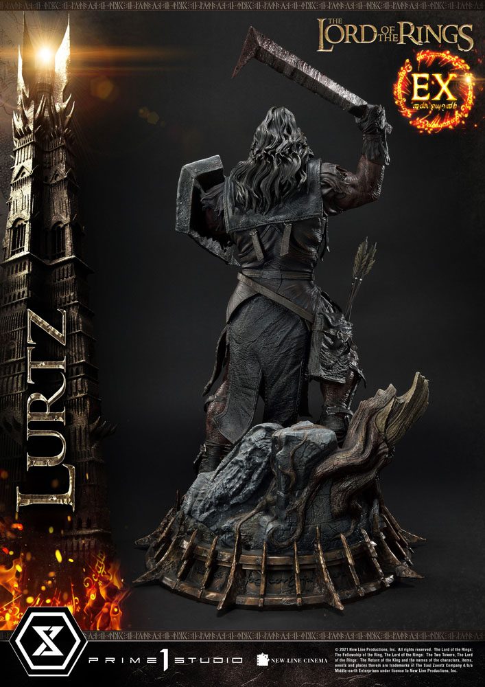 EL SEÑOR DE LOS ANILLOS ESTATUA 1/4 LURTZ  EX 59 CM   Prime 1 Studio