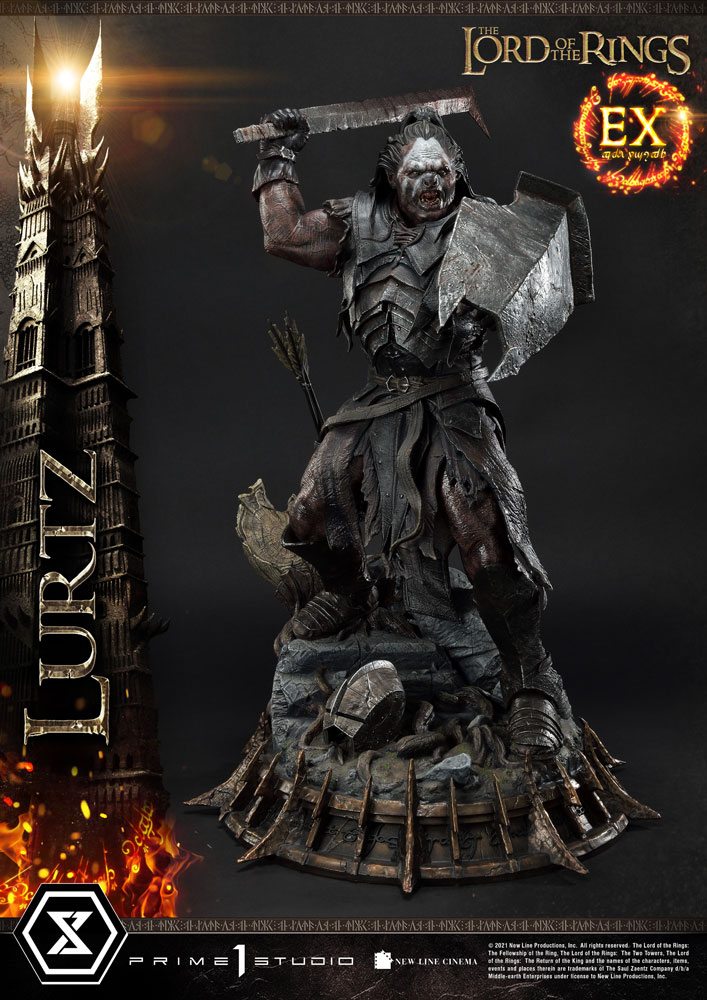 EL SEÑOR DE LOS ANILLOS ESTATUA 1/4 LURTZ  EX 59 CM   Prime 1 Studio