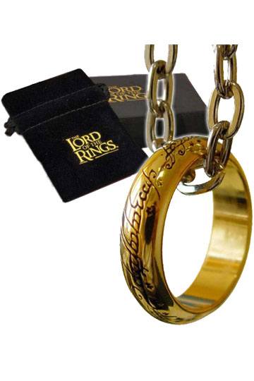 El Anillo Único bañado en oro El Señor de los Anillos   The Noble Collection