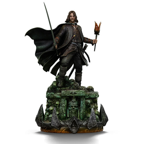 El Señor de los Anillos Estatua 1/10 Art Scale Aragorn Unleashed 31 cm   Iron Studios