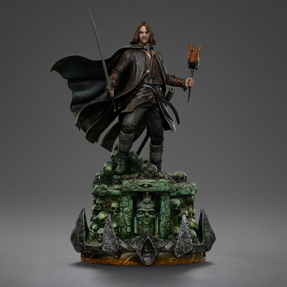 El Señor de los Anillos Estatua 1/10 Art Scale Aragorn Unleashed 31 cm   Iron Studios