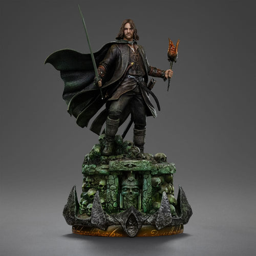 El Señor de los Anillos Estatua 1/10 Art Scale Aragorn Unleashed 31 cm   Iron Studios