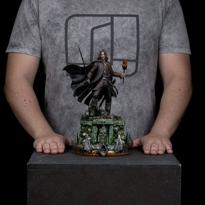 El Señor de los Anillos Estatua 1/10 Art Scale Aragorn Unleashed 31 cm  