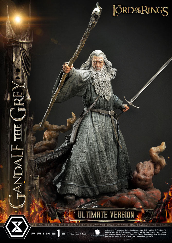 El Señor de los Anillos Estatua 1/4 Gandalf El Gris Ultimate Version 81 cm   Prime 1 Studio