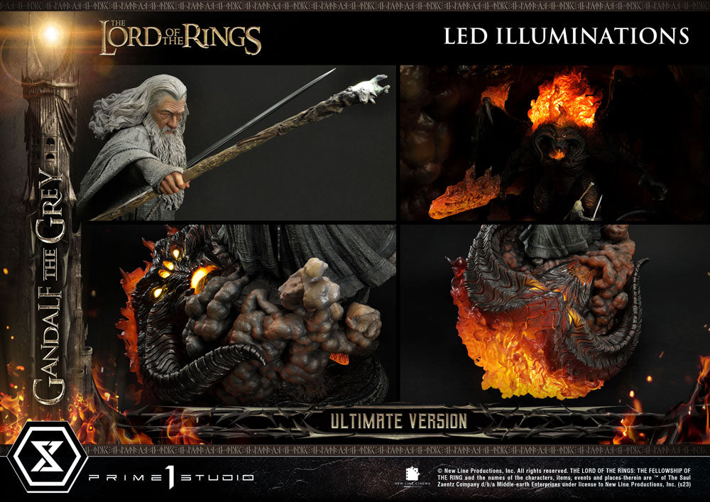 El Señor de los Anillos Estatua 1/4 Gandalf El Gris Ultimate Version 81 cm   Prime 1 Studio