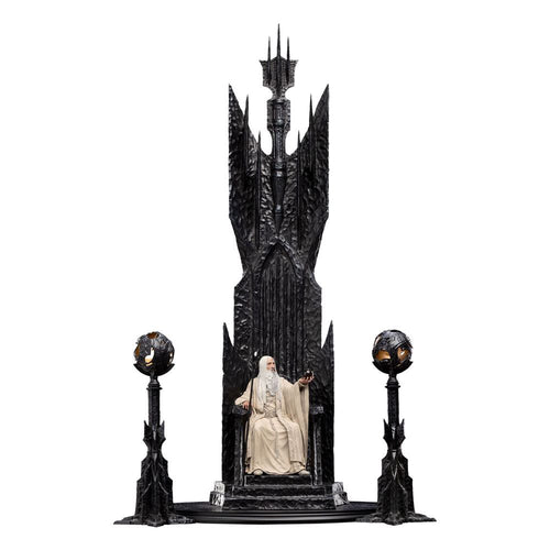 El Señor de los Anillos Estatua 1/6 Saruman the White on Throne 110 cm   Weta Workshop