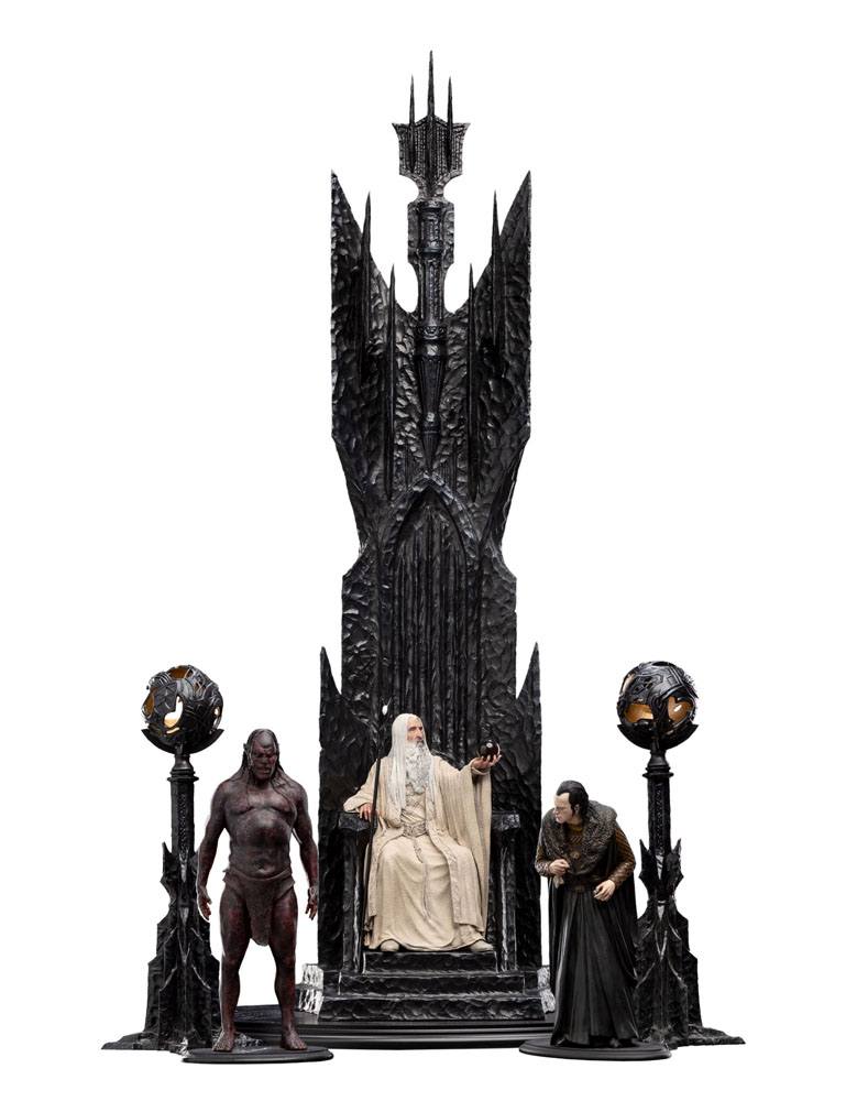 El Señor de los Anillos Estatua 1/6 Saruman the White on Throne 110 cm   Weta Workshop