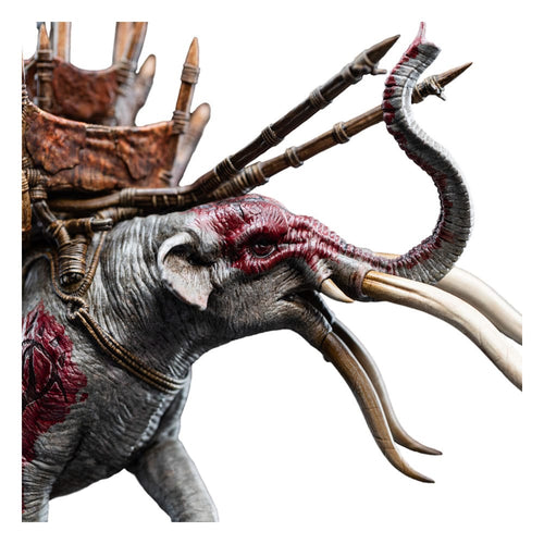 El Señor de los Anillos Estatua Mumak in Battle 17 cm   Weta Workshop