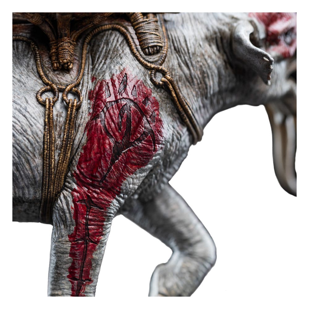 El Señor de los Anillos Estatua Mumak in Battle 17 cm   Weta Workshop