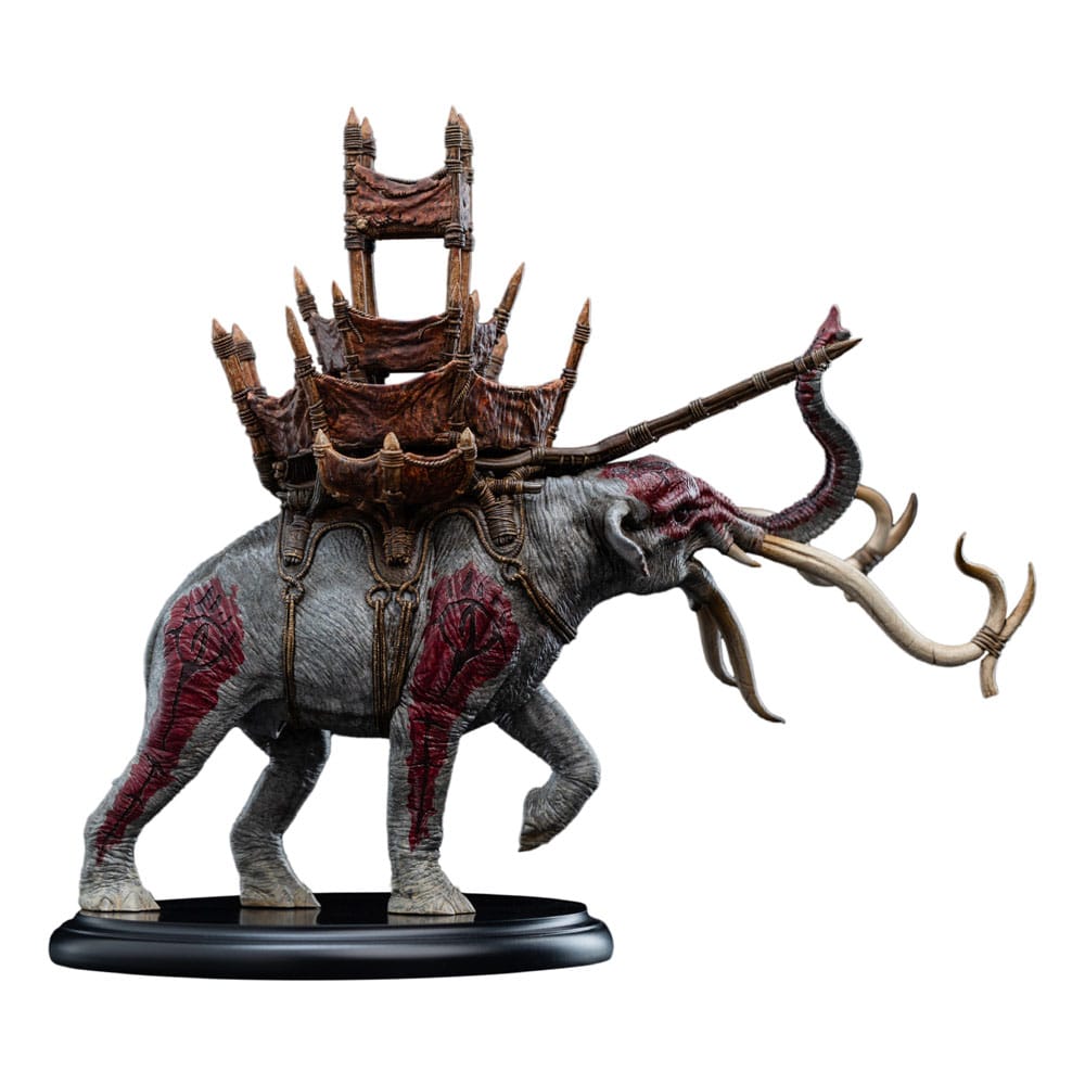 El Señor de los Anillos Estatua Mumak in Battle 17 cm   Weta Workshop
