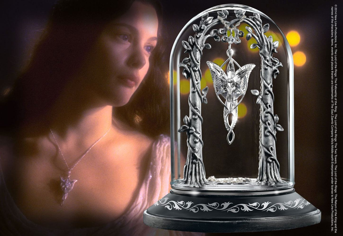 El Señor de los Anillos Expositor colgante Arwen Evenstar   The Noble Collection