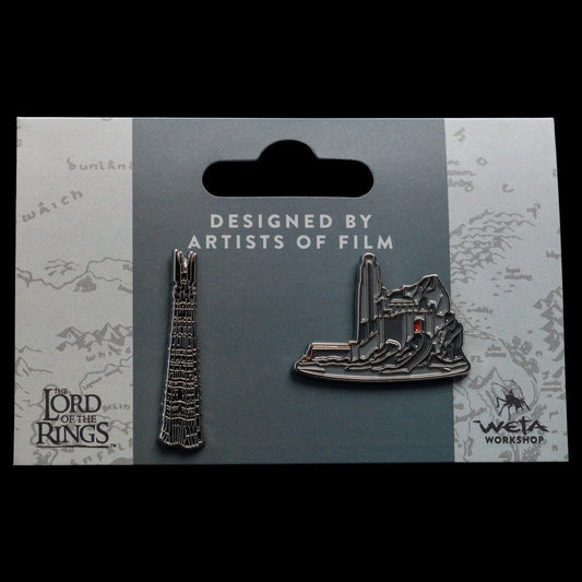 El Señor de los Anillos Pack de 2 Pins Helm's Deep & Orthanc  