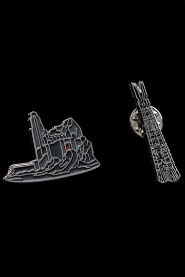 El Señor de los Anillos Pack de 2 Pins Helm's Deep & Orthanc   Weta Workshop
