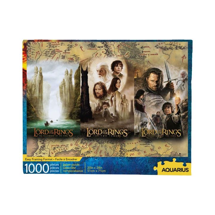 El Señor de los Anillos Puzzle Triptych (1000 piezas)   Aquarius
