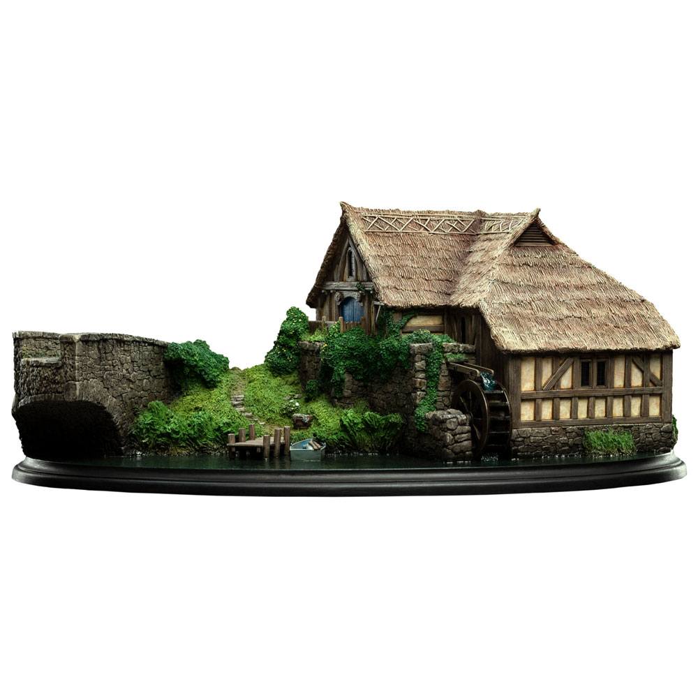 El hobbit: un viaje inesperado Diorama Hobbiton Mill & Bridge 31 x 17 cm   Weta Workshop