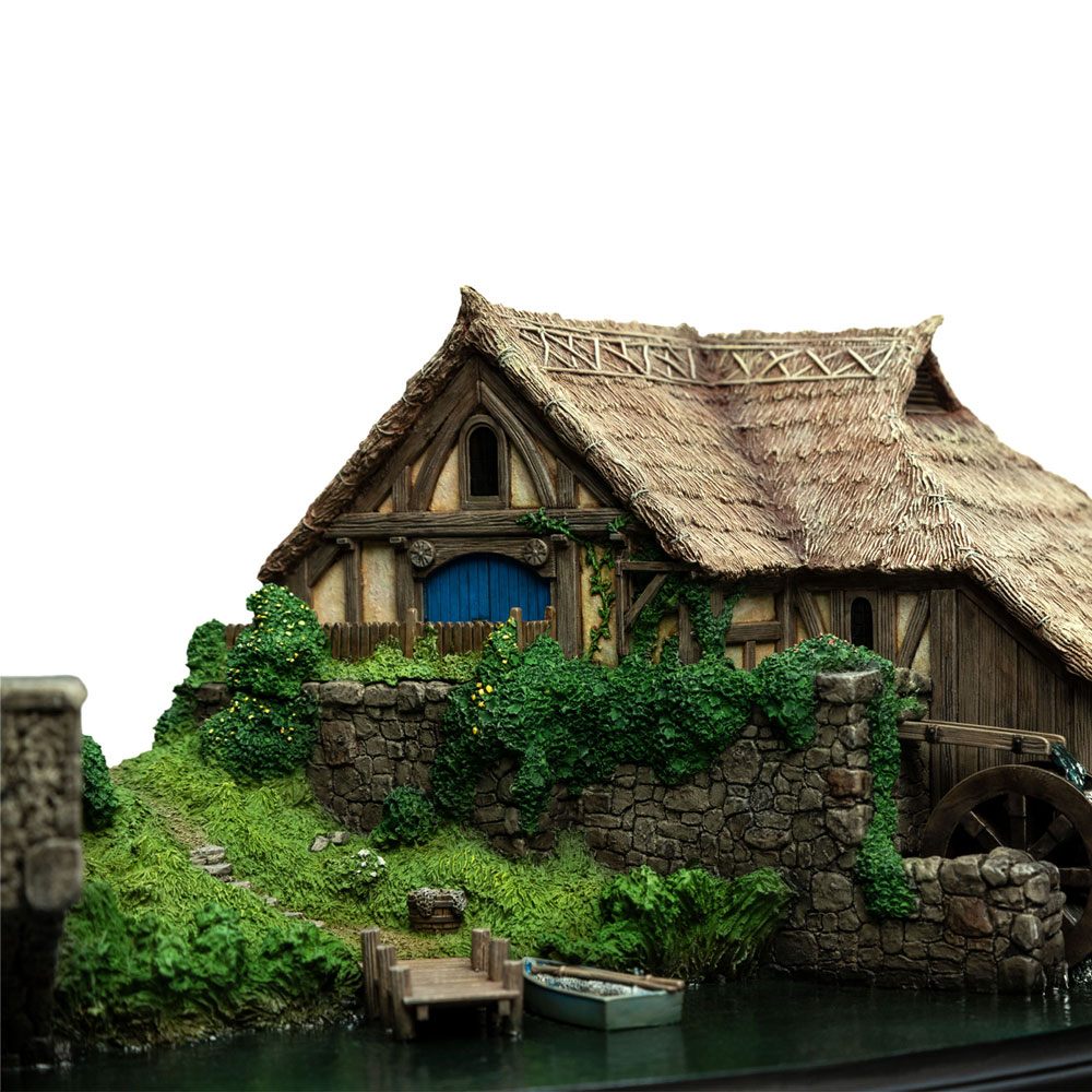 El hobbit: un viaje inesperado Diorama Hobbiton Mill & Bridge 31 x 17 cm   Weta Workshop