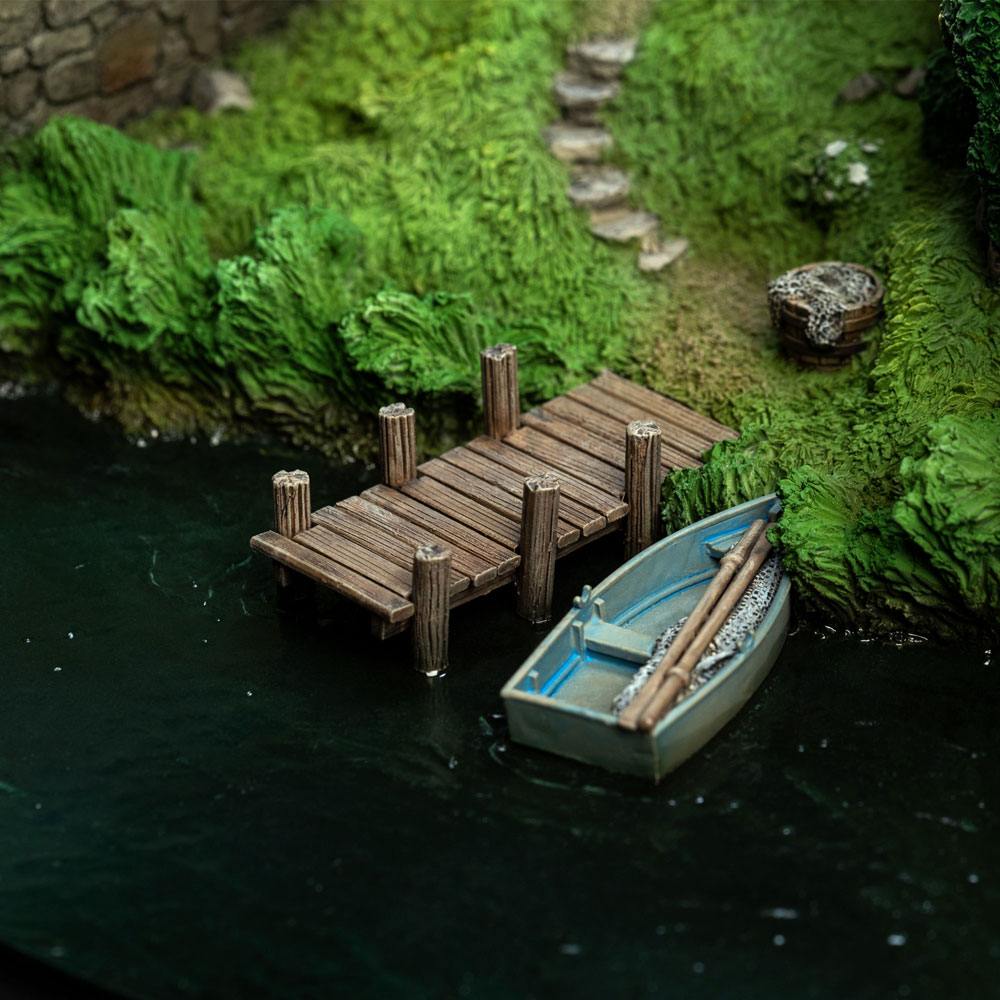 El hobbit: un viaje inesperado Diorama Hobbiton Mill & Bridge 31 x 17 cm   Weta Workshop