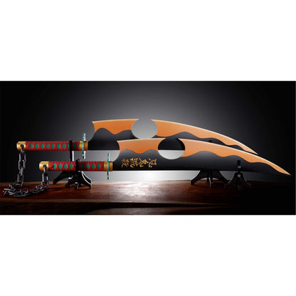 Espadas Kimetsu no Yaiba Réplica Nichirin Uzui Tengen Proplica 111cm  