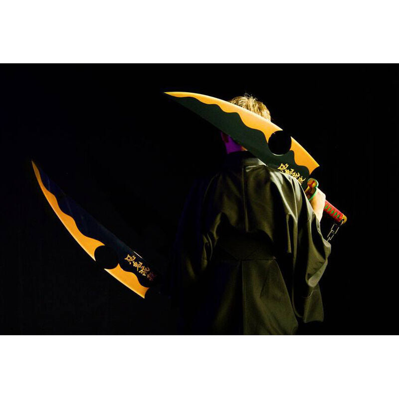 Espadas Kimetsu no Yaiba Réplica Nichirin Uzui Tengen Proplica 111cm   TAMASHII NATIONS