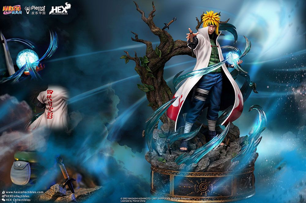Estatua de Minato Namikaze Master Museum 1/4 Naruto 65cm   Hex Collectibles