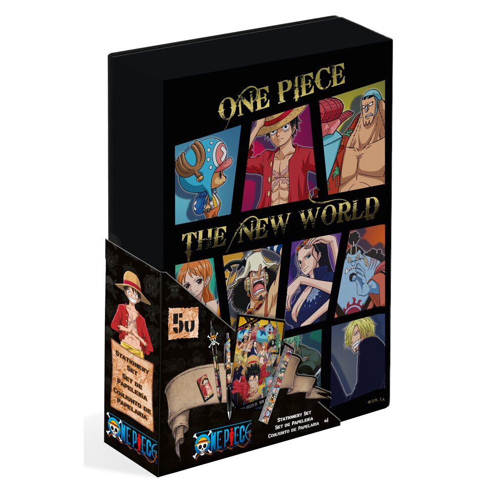Estuche papeleria One Piece 5pzs   KIDS LICENSING