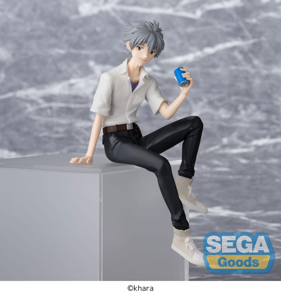 Evangelion: New Theatrical Edition Estatua PVC PM Perching Kaworu Nagisa 14 cm   SEGA