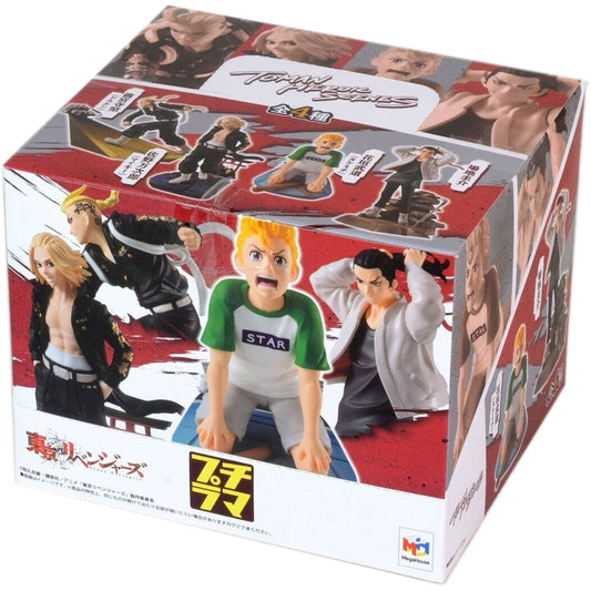 Expositor 4 figuras Petitrama Tokyo Revengers Series Toman Heroic Scenes 8cm  