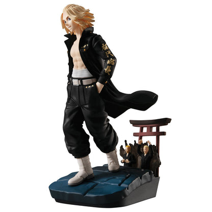 Expositor 4 figuras Petitrama Tokyo Revengers Series Toman Heroic Scenes 8cm  