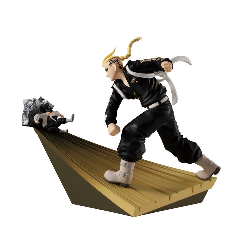 Expositor 4 figuras Petitrama Tokyo Revengers Series Toman Heroic Scenes 8cm  