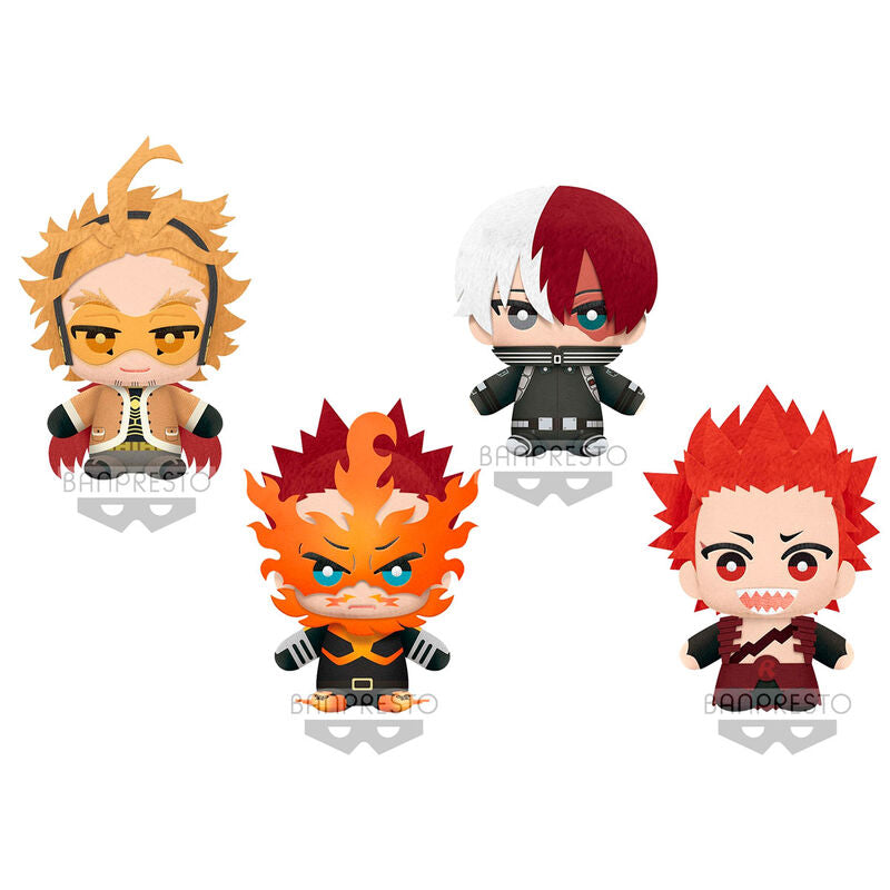 Expositor 9 peluches Tomonui World Heroes Mission My Hero Academia 12cm surtido   BANPRESTO