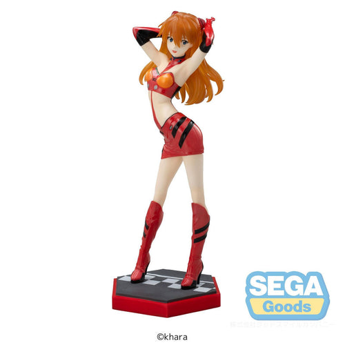 FIGURA ASUKA SHIKINAMI LANGLEY PIT WALK  EVANGELION RACING LUMINASTA   SEGA