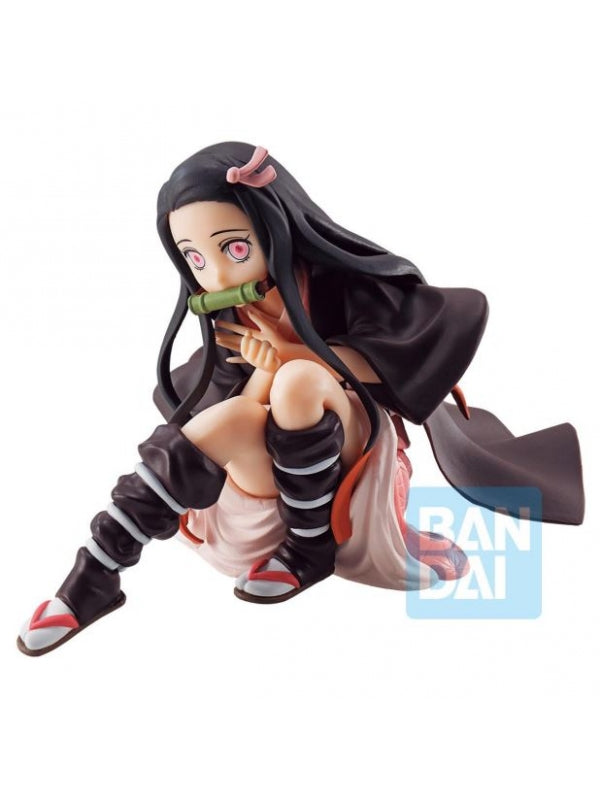 FIGURA BANDAI ICHIBANSHO DEMON SLAYER KIMETSU NO YAIBA NEZUKO KAMADO 10 CM EXCLUSIVA   BANPRESTO