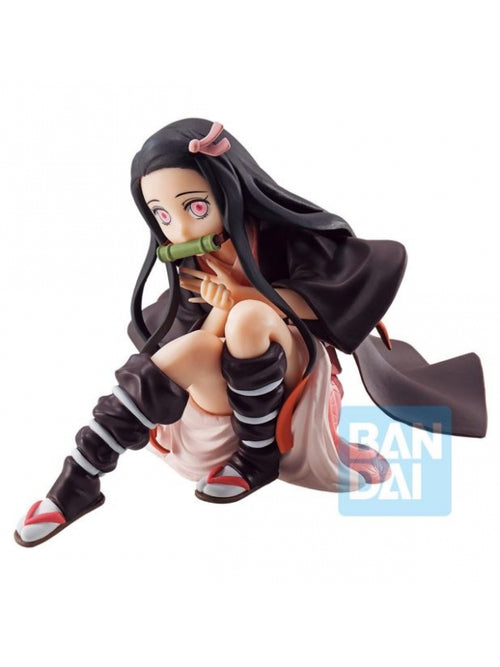 FIGURA BANDAI ICHIBANSHO DEMON SLAYER KIMETSU NO YAIBA NEZUKO KAMADO 10 CM EXCLUSIVA   BANPRESTO