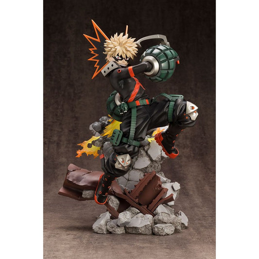 FIGURA KOTOBUKIYA MY HERO ACADEMIA ARTFXJ KATSUKI BAKUGO VER 2 BONUS EDITION PVC ESCALA 1 8 26 CM   Kotobukiya