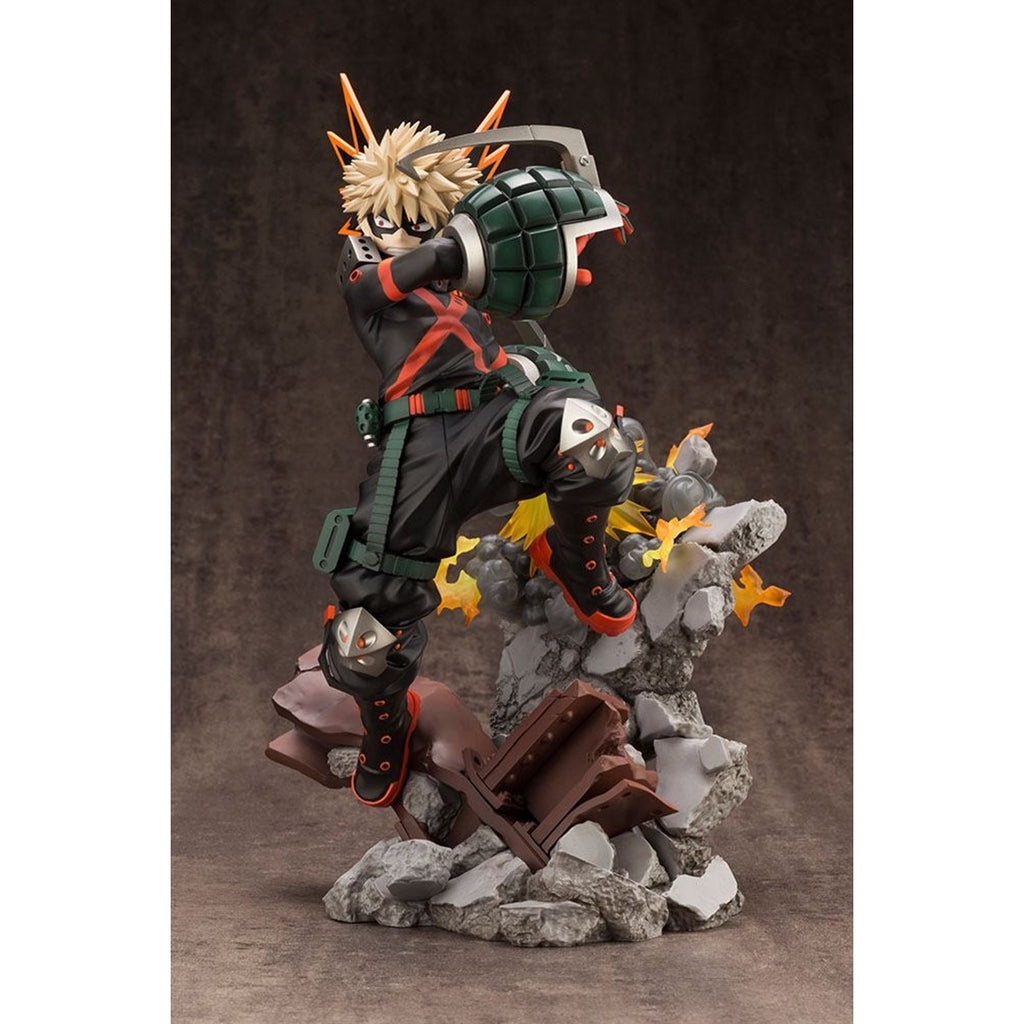 FIGURA KOTOBUKIYA MY HERO ACADEMIA ARTFXJ KATSUKI BAKUGO VER 2 BONUS EDITION PVC ESCALA 1 8 26 CM   Kotobukiya