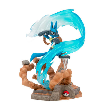 FIGURA LUCARIO POKEMON ESTATUA -JAZWARES  