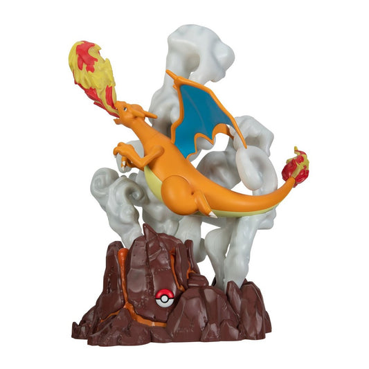 FIGURA POKEMON EFECTO LUZ CHARIZARD DELUXE  