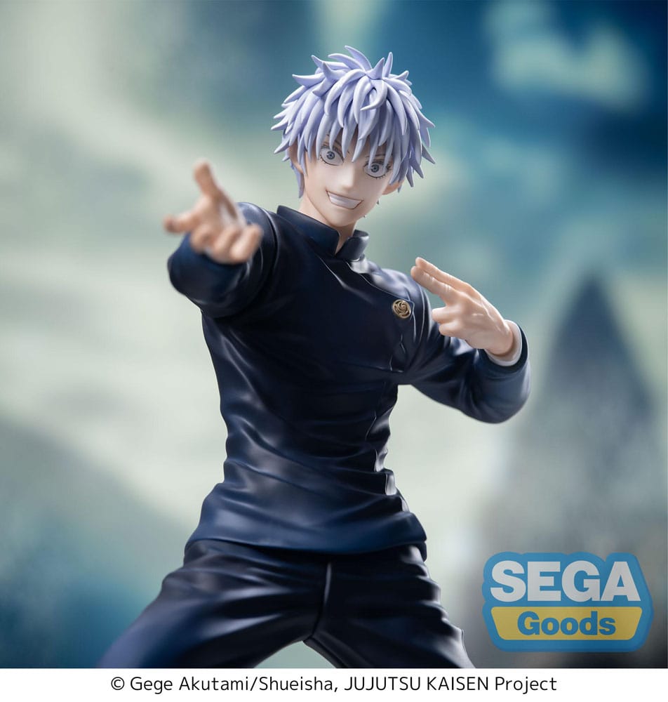 FIGURA SATORU GOJO FIERCE BATTLE JUJUTSU KAISEN HIDDEN INVENTORY LUMINASTA   SEGA