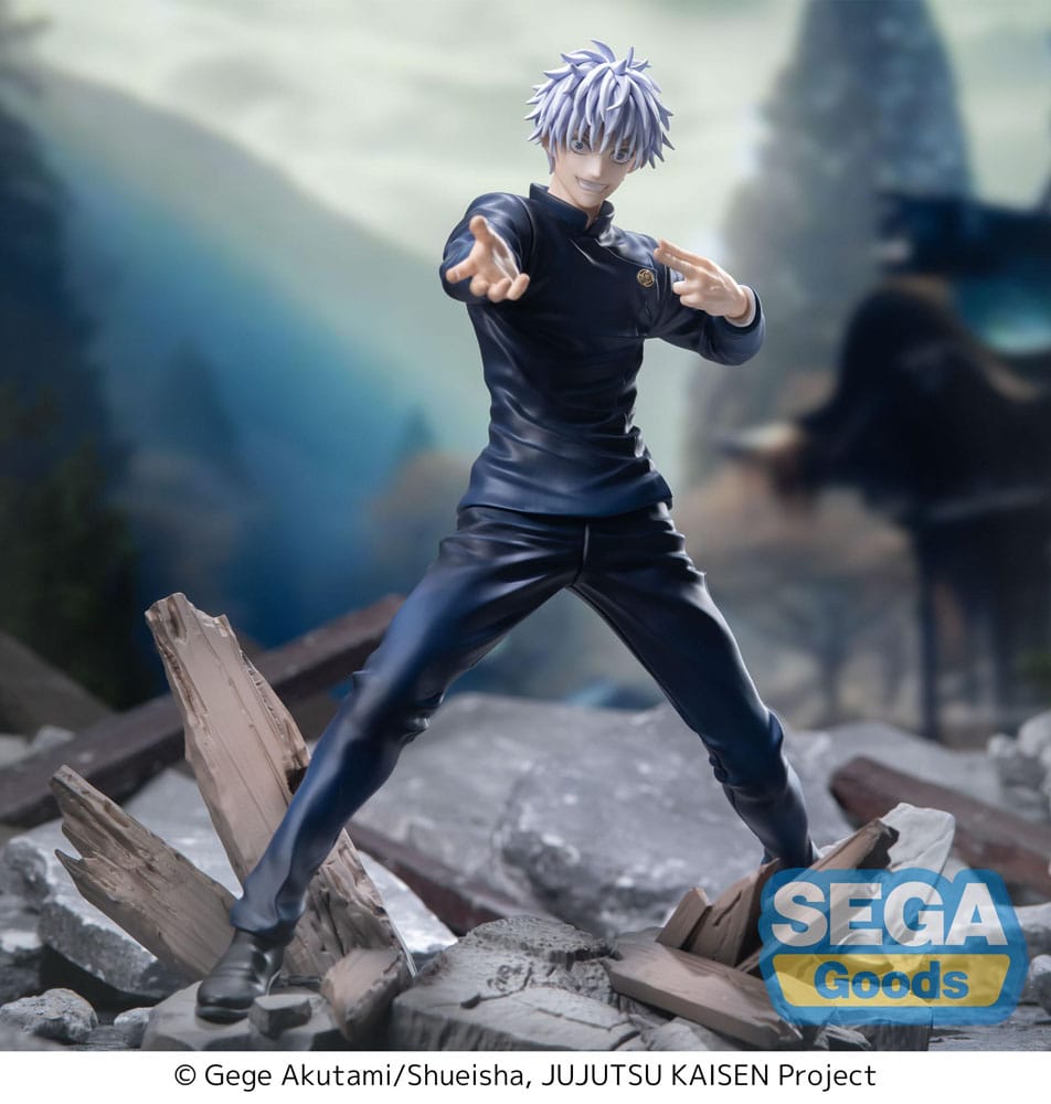 FIGURA SATORU GOJO FIERCE BATTLE JUJUTSU KAISEN HIDDEN INVENTORY LUMINASTA   SEGA