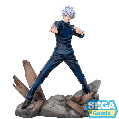 FIGURA SATORU GOJO FIERCE BATTLE JUJUTSU KAISEN HIDDEN INVENTORY LUMINASTA   SEGA