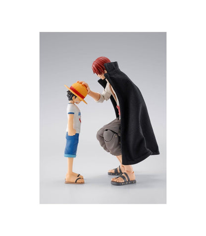 FIGURA SHANKS & MONKEY D. LUFFY CHILDHOOD ONE PIECE SH FIGUARTS   TAMASHII NATIONS